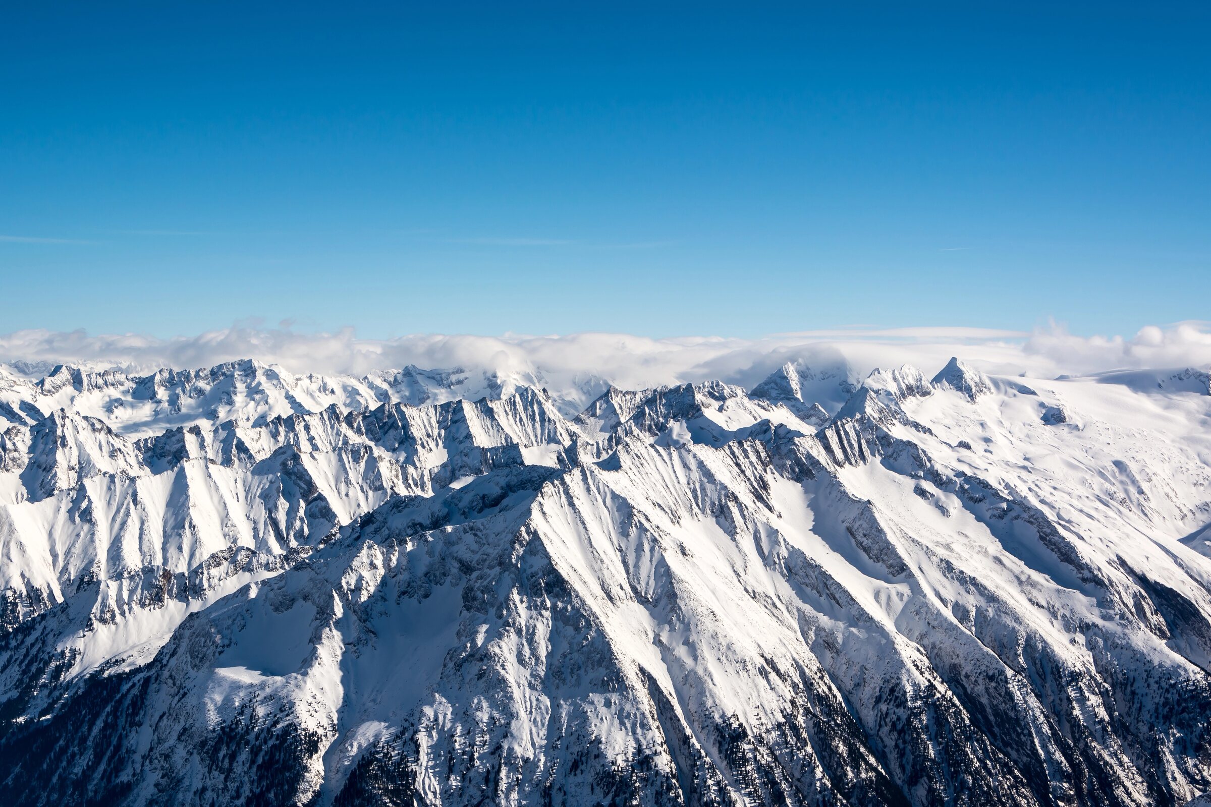 Panorama Alp v Hintertuxu